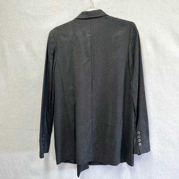 Zara Woman Studio Double Breasted Blazer Wool Gray Size Medium‎ Menswear - Picture 3 of 13